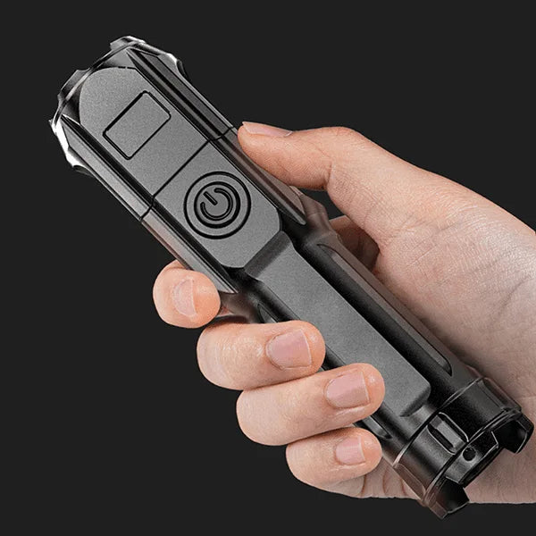 Lanterna LED telescopica Tactical Zoom, XPE LED, 3 moduri de iluminare