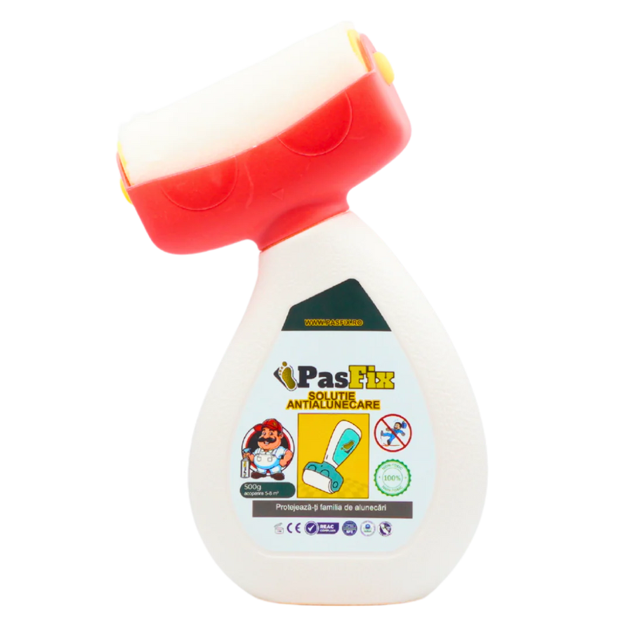 PasFix Solutie Antialunecare 500ml Gresie Faianta Marmura Piatra Naturala cu Rola - imagine principala
