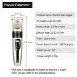Masina de Tuns Animale Profesionala Fara Fir Reincarcabila USB 5 in 1 - detaliu produs