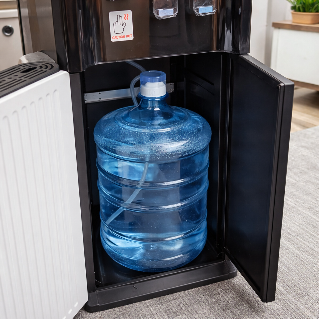 RESIGILAT - Dozator de Apa cu Compresor Apa Calda si Rece 550W 95W Inox Protectie Copii