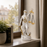 Statueta Decorativa Zeita Justitiei Themis 20cm Simbol Dreptate Echilibru - detaliu produs
