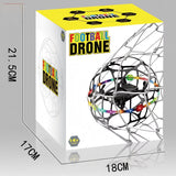 Minge Zburatoare Interactiva LED Multicolora 360° USB Drona OZN Rezistenta Socuri - detaliu produs