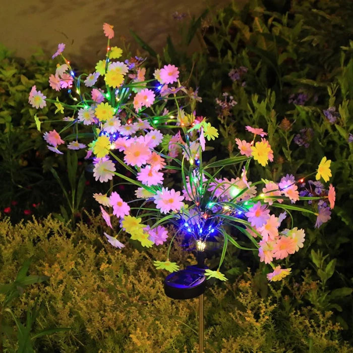 Set 2 Lampi Solare Buchet Margarete Decorative M374-4 70cm Lumina Colorata IP66 - detaliu produs
