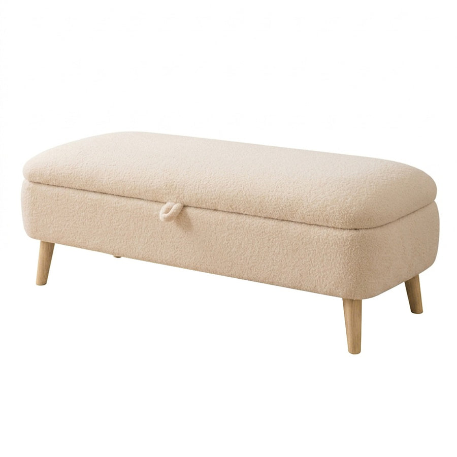 RENA OTTOMAN STORAGE BENCH (WITH STORAGE) - detaliu produs