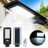 Lampa Solara Stradala LED COB 400W cu Senzor Lumina Miscare Telecomanda - detaliu produs