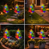 Set 2 x Copac Solar Model Tuia 70 Ramuri 80cm cu LED Multicolor Panou Solar - detaliu produs