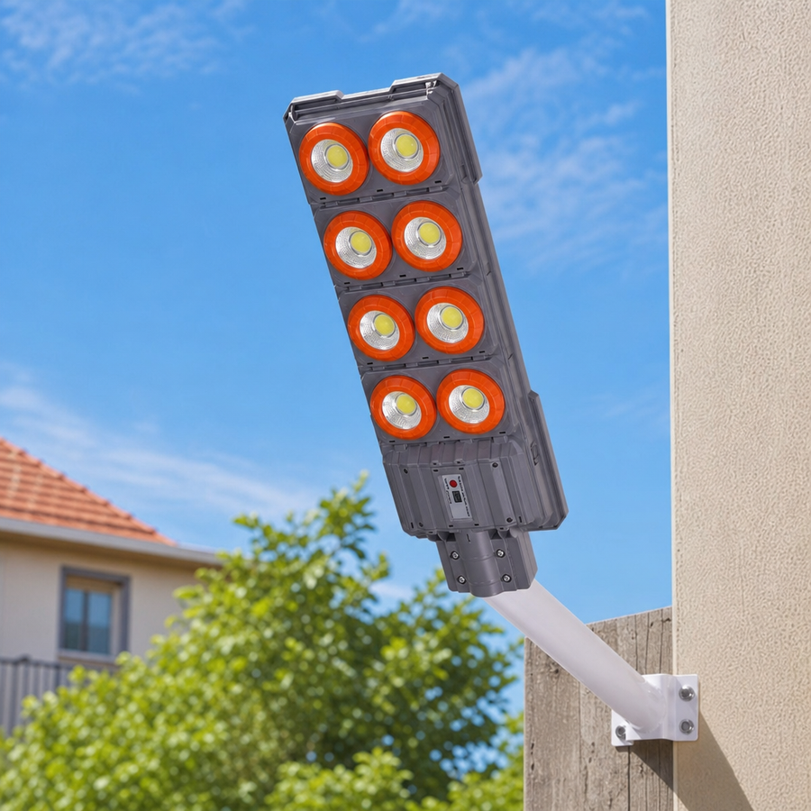 Lampa Solara LED Exterior Gradina Iluminare Automata Waterproof IP65 - in context de utilizare