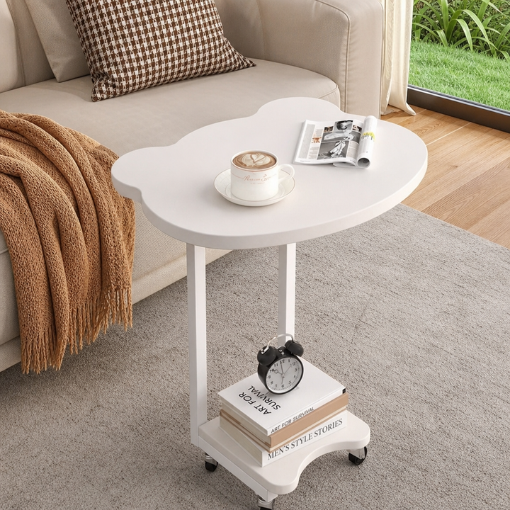 Masuta Cafea Moderna Dreptunghiulara Lemn Natur Design Minimalist Living Room - in context de utilizare