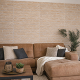Tapet 3D Autocolant Bronz 70cm x 77cm x 6mm Decorativ Perete - in context de utilizare