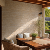 Tapet 3D Autocolant Bronz 70cm x 77cm Relief 6mm Decorativ Perete - in context de utilizare