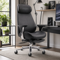 Scaun Business Premium, Ergonomic, cu Spatar Inalt si Suport Lombar Ajustabil