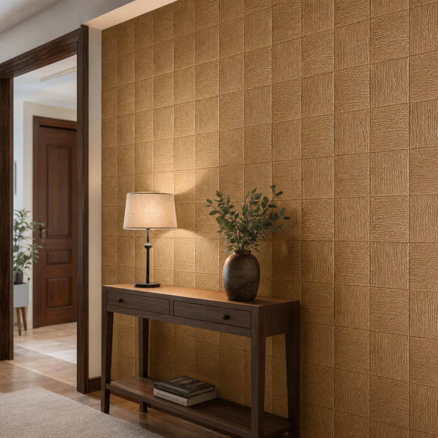 Tapet 3D Autocolant Maro Design URB 34 Rezistent la Apa 70cm x 77cm - in context de utilizare