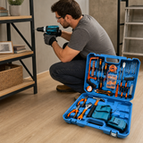 Trusa Unelte Completa cu Bormasina Electrica 13mm 500W Accesorii Bricolaj - mod de utilizare
