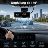 Camera Auto Duala 4K WiFi 1080P Viziune Nocturna Monitorizare Parcare Negru - mod de utilizare