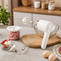 Mini Tocator Electric Multifunctional 2 in 1 cu Teluri Interschimbabile 300ml