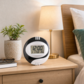 Ceas Digital 2 în 1, de Masă și de Perete, cu Temperatură, Dată și Ziua Săptămânii – 20 cm