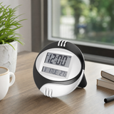 Ceas Digital 2 în 1, de Masă și de Perete, cu Temperatură, Dată și Ziua Săptămânii – 20 cm - in context de utilizare