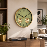 Ceas de Perete Premium cu Termometru și Higrometru – 29,5 cm - in context de utilizare