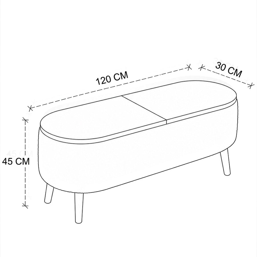 Tv Stand Sarven - Pine - detaliu produs