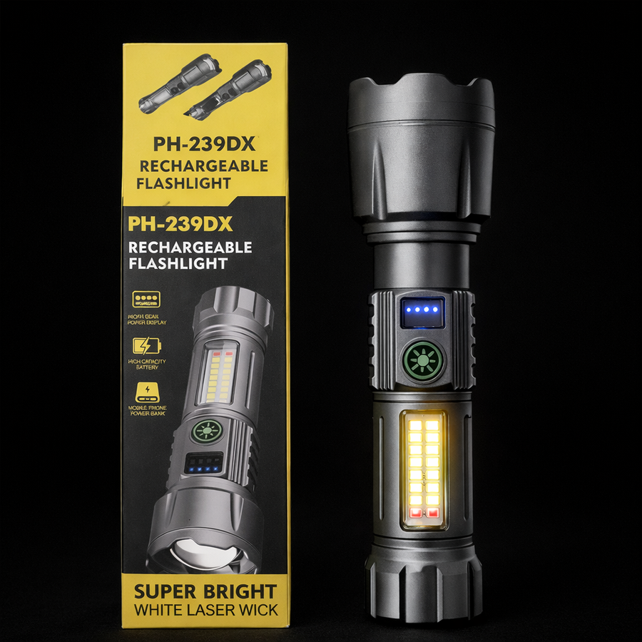 Lanterna profesionala Cree Led din aluminiu cu spot reglabil