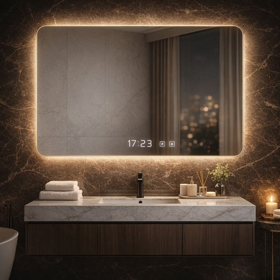 RESIGILAT - Oglinda Led Premium 80x60, cu touch si dezaburire