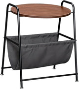 Masuta de Cafea Trapezoidala cu Doua Niveluri Fier Forjat Design Modern pentru Living Room - detaliu produs
