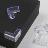 Set 4 Protectii Colturi Forma L Silicon Transparent 1.5x0.5x4.0 cm - detaliu produs