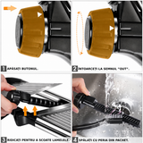 Razatoare Multifunctionala metalica tip mandolina, pentru Legume si Fructe, 5 Taieturi Diferite de la 3 mm la 9 mm Grosime, Lame Detasabile Inox - detaliu produs