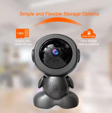 Camera de Supraveghere Robot WIFI 3MP Full HD 1080P Babymonitor Vedere Nocturna Rotire 355° - detaliu produs