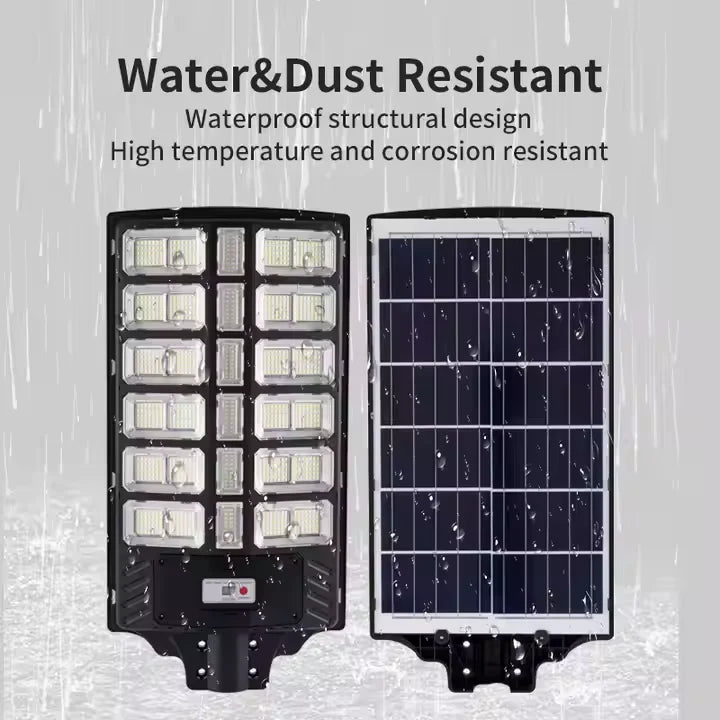 Lampa Solara Stradala Innova Viper 1800W Telecomanda IP67 Senzor Miscare Lumina - detaliu produs