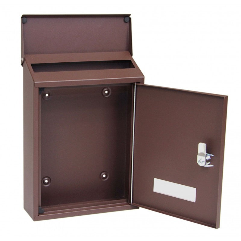 Cutie postala metalica cu inchidere pe cheie, 26 x 20 x 7.5 cm