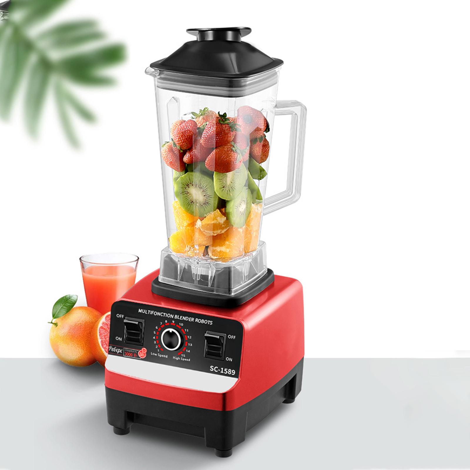 RESIGILAT - Blender Profesional de bucatarie 2 in 1, 2.5L, motor din cupru, 15 viteze, 4500W