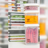 Set 3 Caserole pentru Depozitare cu Gramaj 240-1000 ml Alb Etansare Hermetica - detaliu produs