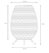 Veioza pentru Exterior LED 3W 3000K IP44 Maro Incarcare USB - detaliu produs