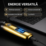 VGR V-989 Aparat de Contur Profesional Lama Ceramica T-Blade Display LED Auriu - detaliu produs