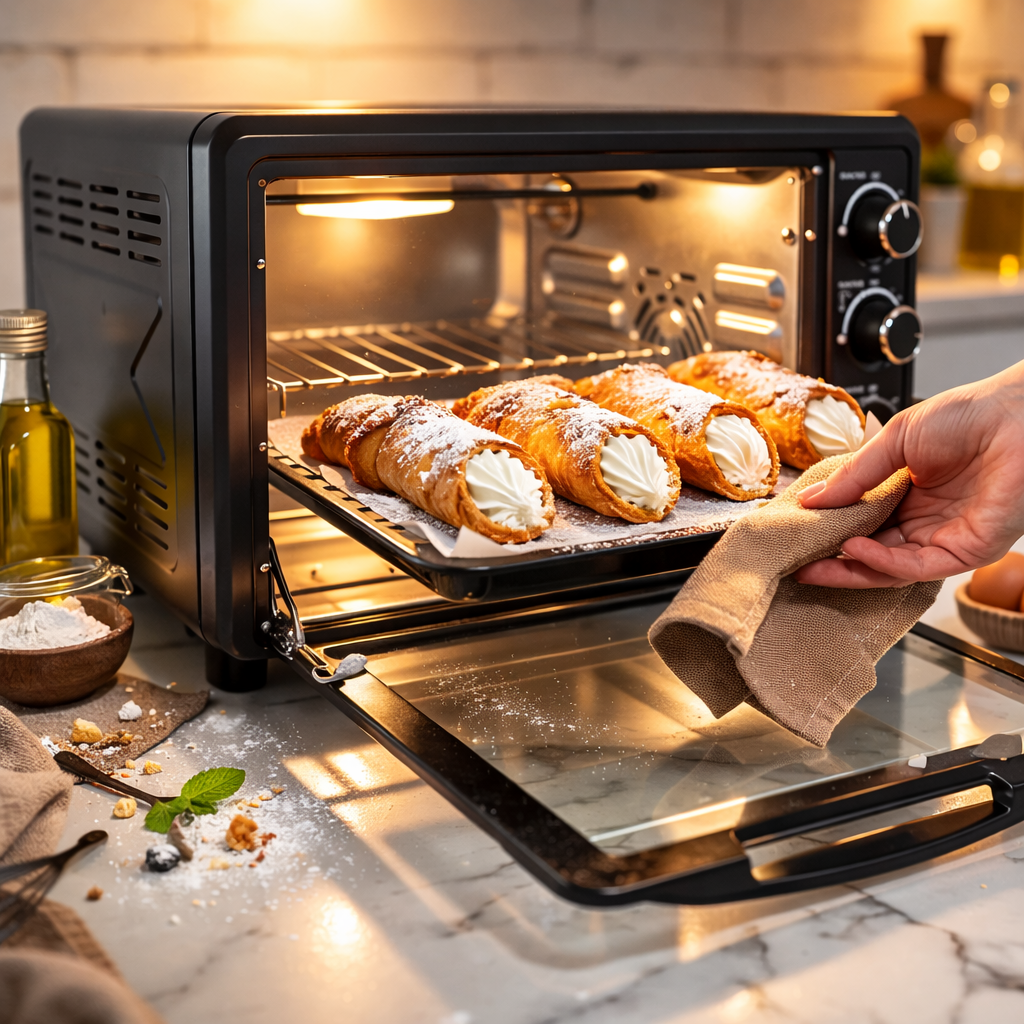 Cuptor Electric de Bucatarie 2600W – Leihmann 48L, Tava de Copt, Gratar si Functie de Rotisor