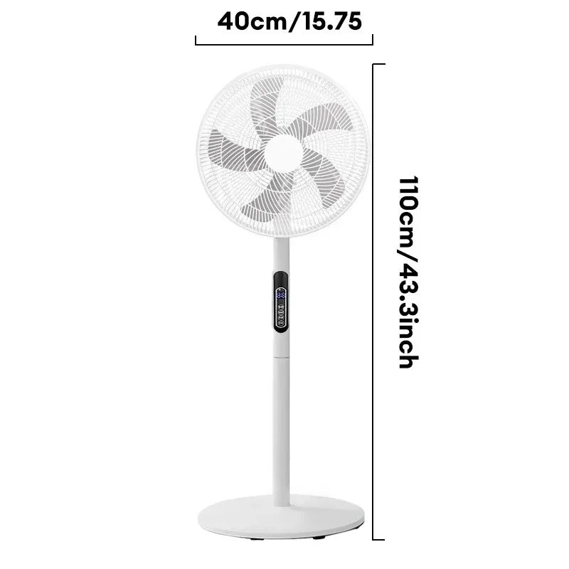 RESIGILAT - Ventilator digital cu telecomanda si timmer 1120 mm, oscilatie 90°, afisaj LED, 16 inch