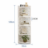 Raft Colt 4 Nivele Organizare Spatiala Design Modern Alb - imagine principala