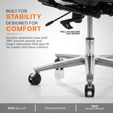 Scaun Gaming Ergonomic cu Spatar Inalt si Suport Lombar Ajustabil - detaliu produs