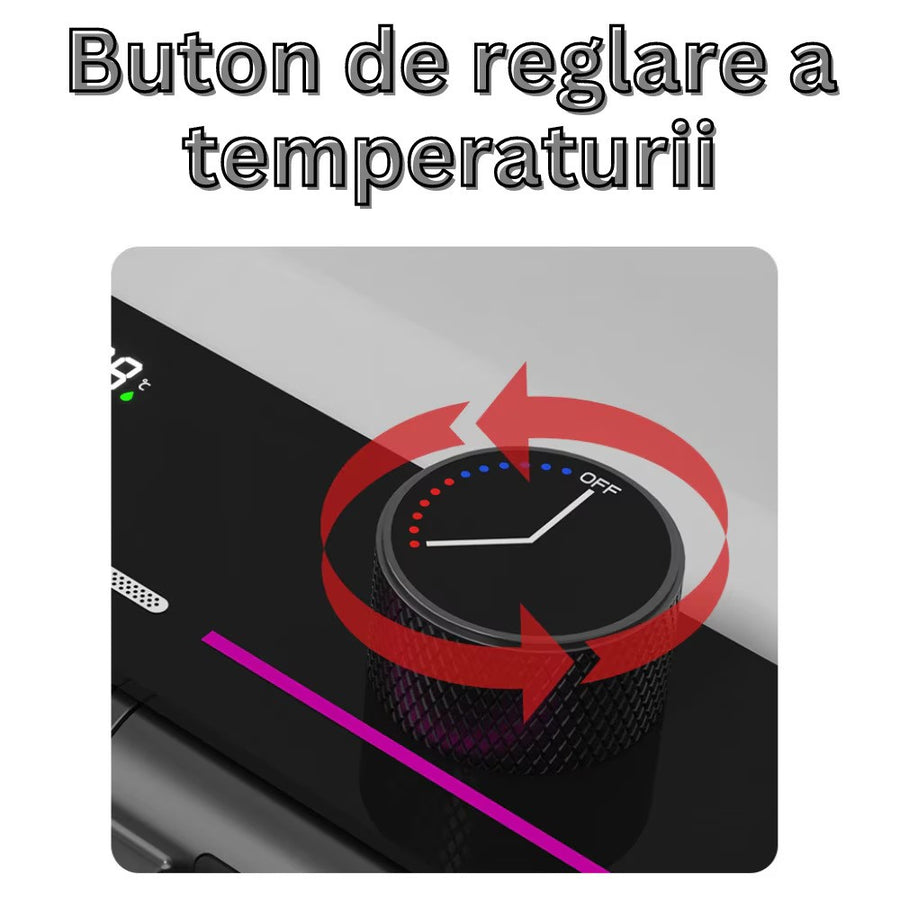 Set Chiuveta Bucatarie cu Afisaj LED Baterie Dus Extractibil 2 Cascade Otel Inoxidabil 750x450mm Negru - imagine principala