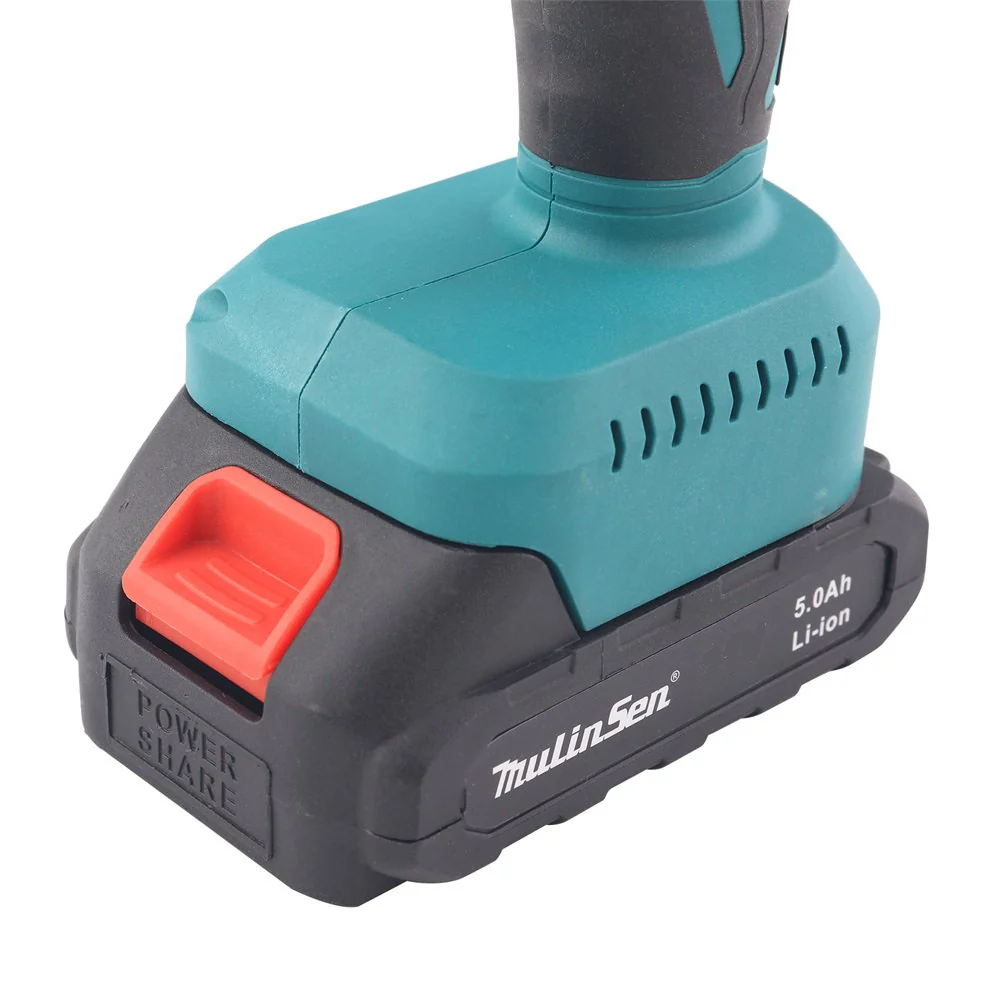 RESIGILAT - Set foarfeca gradina si mini drujba, 2 acumulatori 48V, cu brat 2.13m telescopic, unghi de taiere reglabil