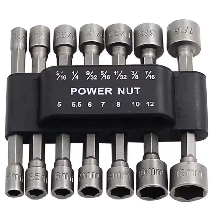 Set Profesional 14 Biti Tubulari Hexagonali pentru Surubelnite Electrice si Pneumatice - detaliu produs