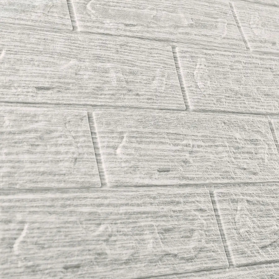 Panou 3D Autoadeziv Caramida Crem Deschis 70x77cm Grosime 5mm - detaliu produs