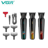 VGR V-930 Trimmer Profesional pentru Par Barbier Lama Ceramica 0.1-2.0mm - detaliu produs