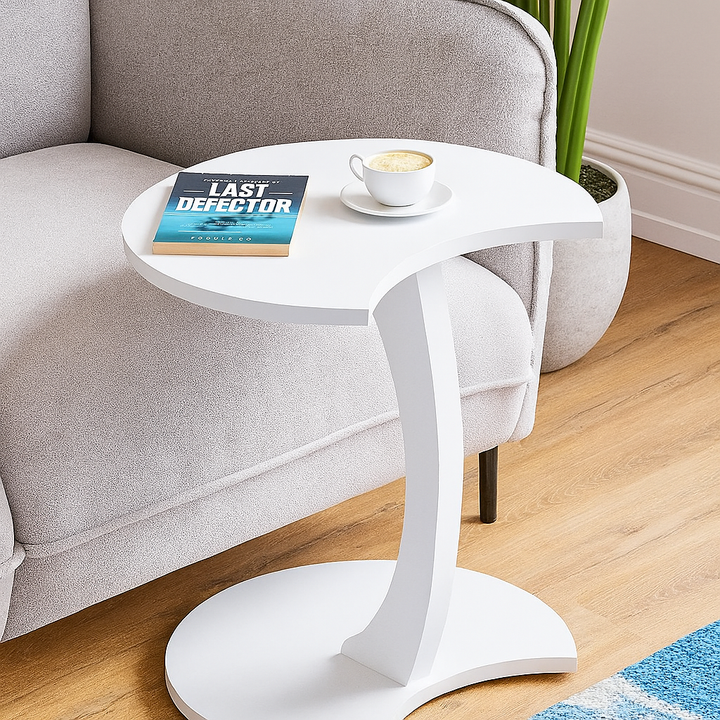Masuta rotunda cu roti, 45 x 56 cm, design ergonomic si stabil
