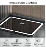 Noptiera Inteligenta cu Lampa LED Control Voce Bluetooth Incarcare Wireless - detaliu produs
