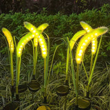 Set 2 Lampi Solare Decorative Iarba Ornamentala Verde 80cm Lumina Calda IP66 - detaliu produs