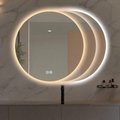 Oglinda de baie, dimensiune 80 cm cu Functie Anti-aburire, Iluminare LED 3 Culori, Touch Control