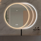 Oglinda 80 cm cu Functie Anti-aburire Iluminare LED 3 Culori Touch Control - detaliu produs