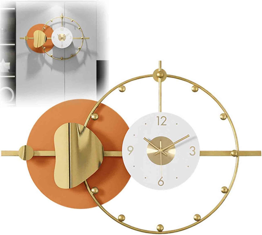 Ceas Perete Analog Decorativ Silentios Design Modern Negru - detaliu produs